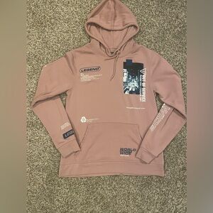 pink graphic sweatshirt